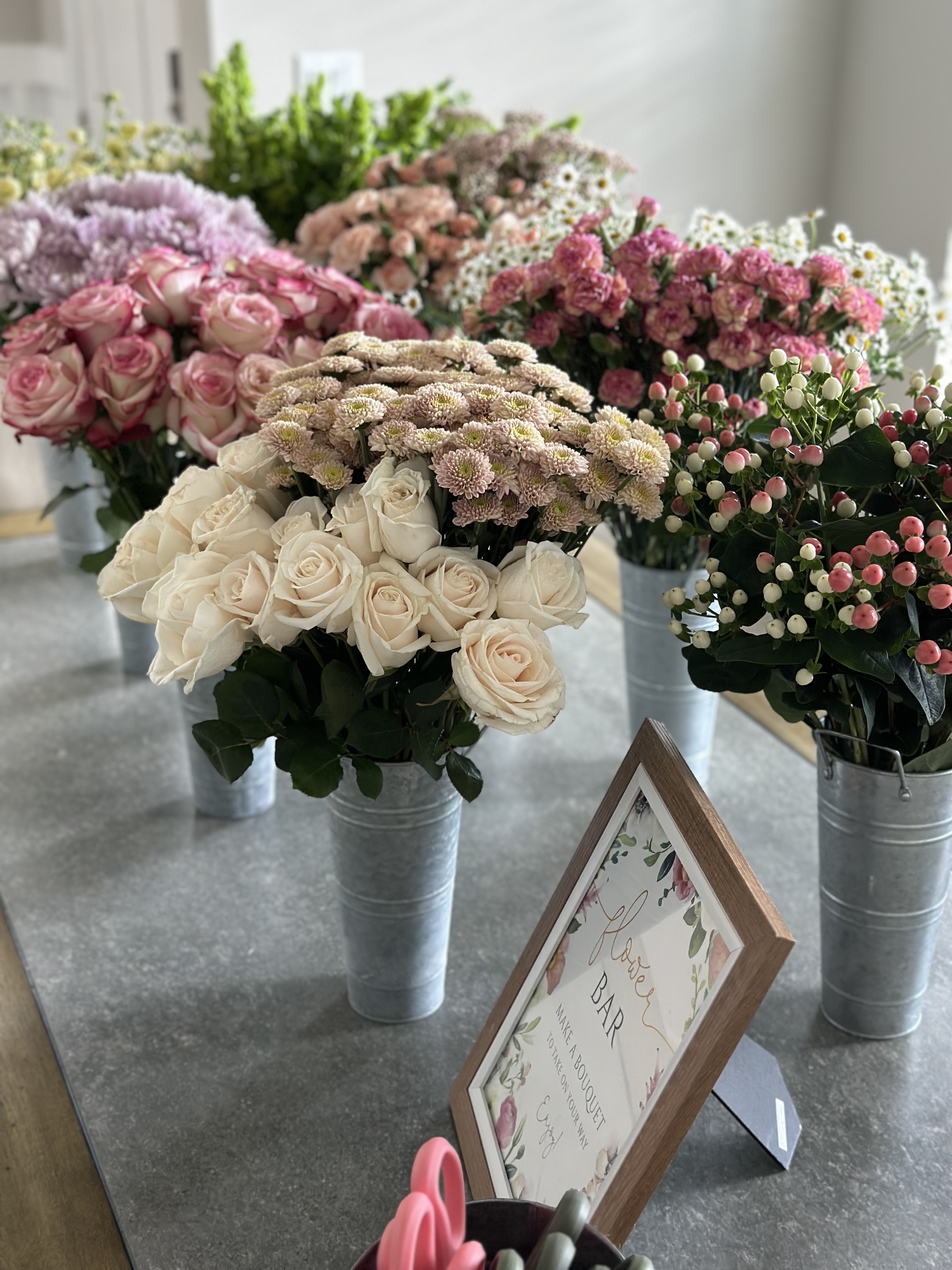 Coastal Blooms Styling bloom bar